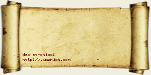 Nina Tripić vizit kartica